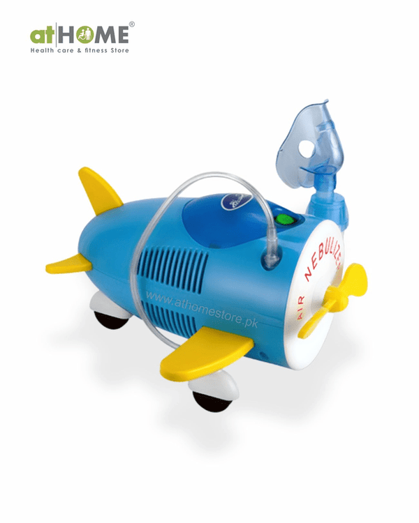 Compressor Nebulizer - Airplane Shaped Design for Easy Breathing - athomestore.pk