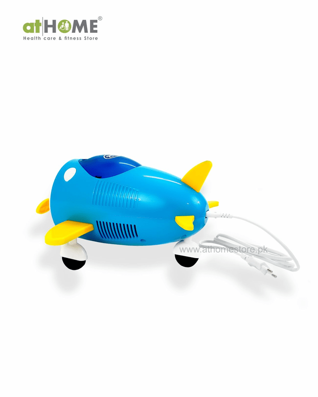 Compressor Nebulizer - Airplane Shaped Design for Easy Breathing - athomestore.pk
