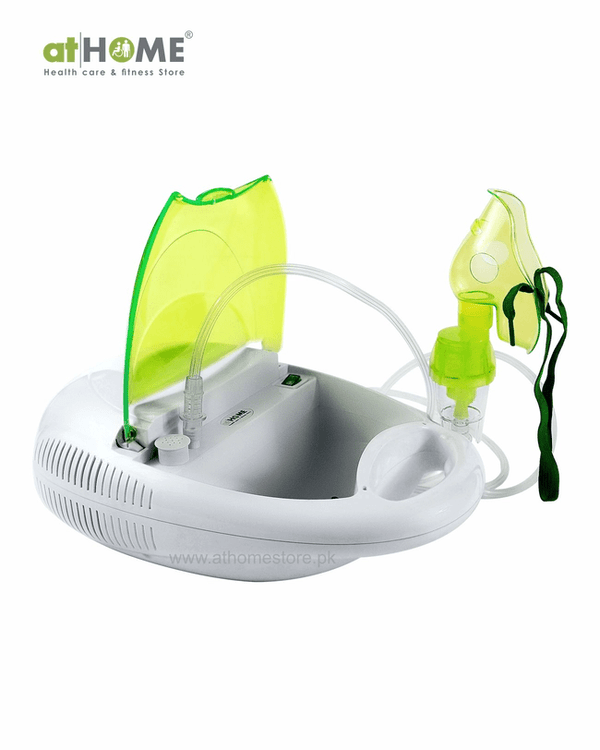 Portable Nebulizer Machine - Cabinet Shaped Electric inhaler for nebulizing liquid medication colds, asthma and respiratory diseases - athomestore.pk