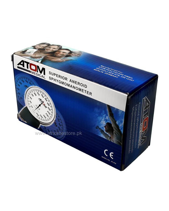 Aneroid Sphygmomanometer ATOM  AT-956 - athomestore.pk