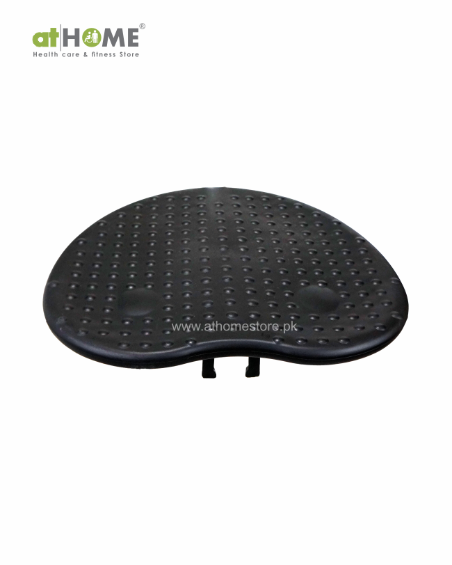 Aluminum Crutch with Stool AH1-911L - Versatile Mobility Aid (Black Heart Shape)
