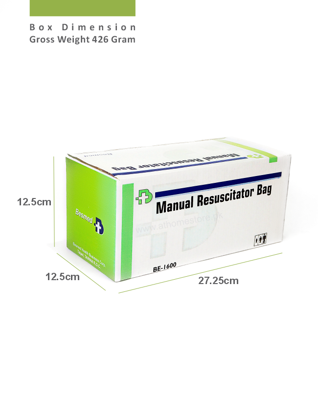 Basmed-Manual Resuscitator BAG-BE-1600  – Safe, Latex-Free, and Effective for All Ages