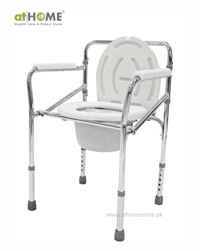 Commode Chair for Adults with Pot AH4-894 - athomestore.pk