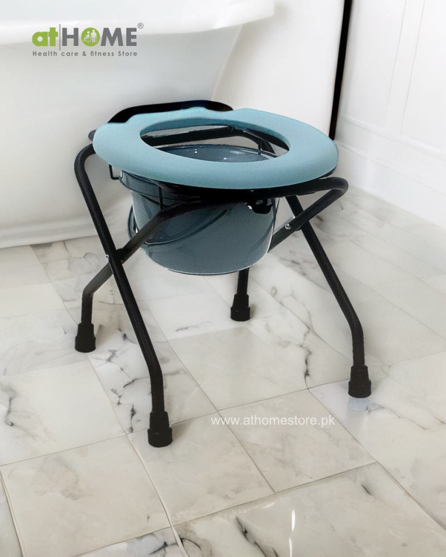 Commode Stool Foldable - AH4-898-Toilet Aid
