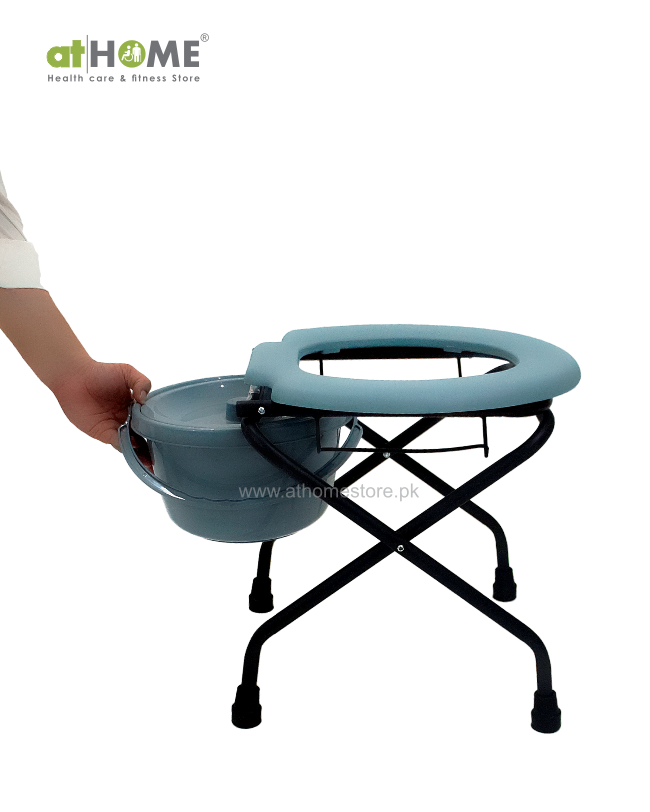 Commode Stool Foldable - AH4-898-Toilet Aid