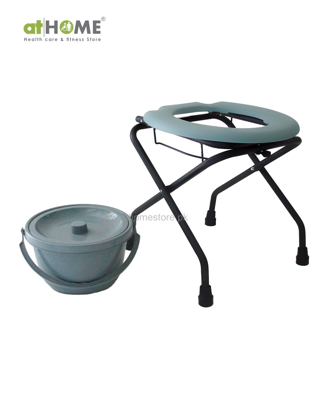 Commode Stool Foldable - AH4-898-Toilet Aid
