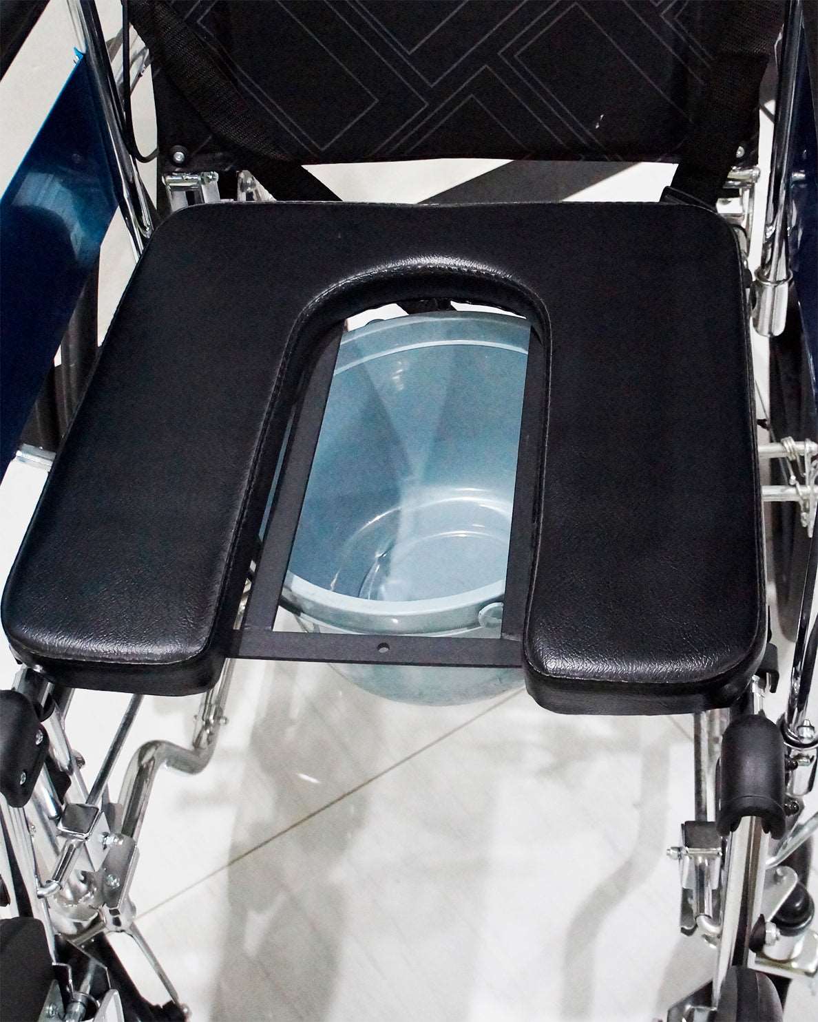 Reclining Wheelchair - Comfortable Mobility Aid Adjustable Backrest