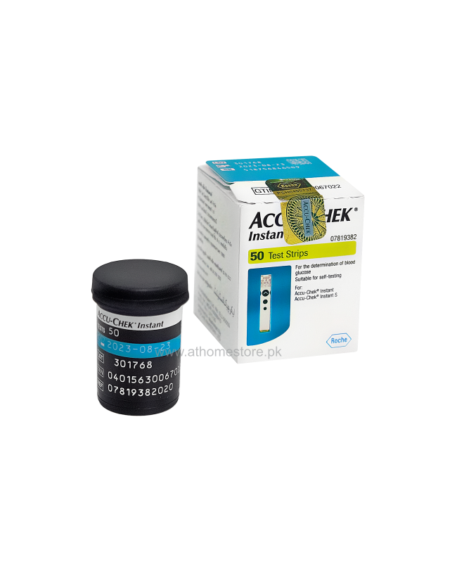 ACCU-CHEK INSTANT  50Test Strips - athomestore.pk