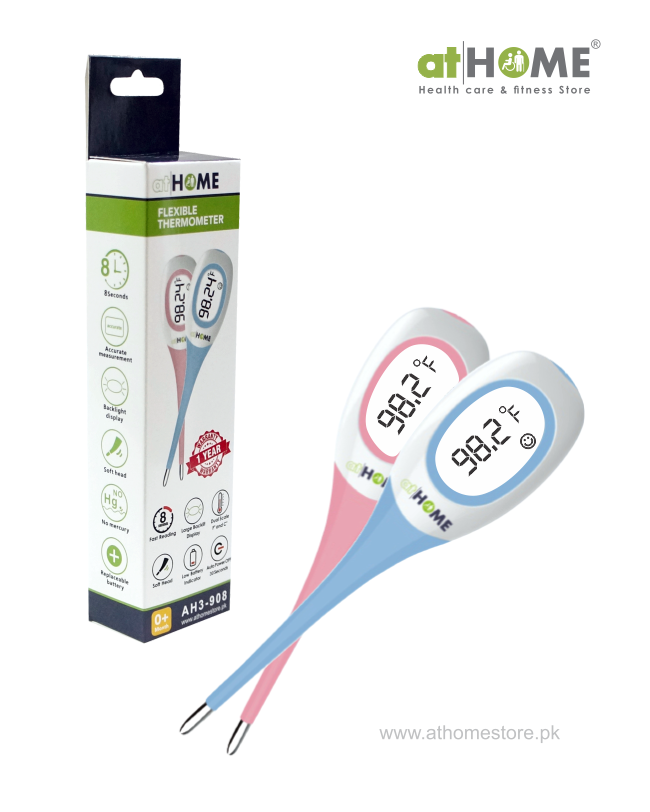 Flexible Digital Thermometer AH3-908 - Temperature Monitoring Device - athomestore.pk