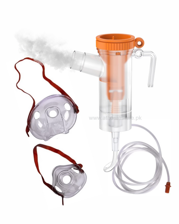 Nebulizer Kit – Atomizing Cup, Mouthpiece, and Masks (For Adults & kids)