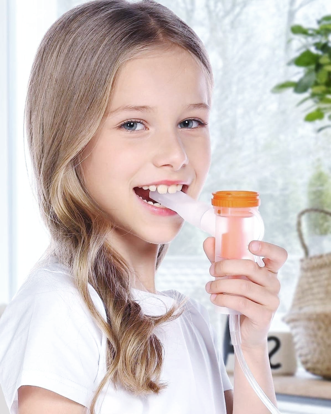 Nebulizer Kit – Atomizing Cup, Mouthpiece, and Masks (For Adults & kids)