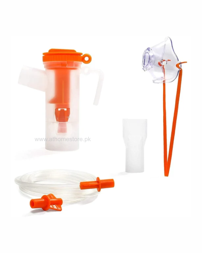 Nebulizer Kit – Atomizing Cup, Mouthpiece, and Masks (For Adults & kids)