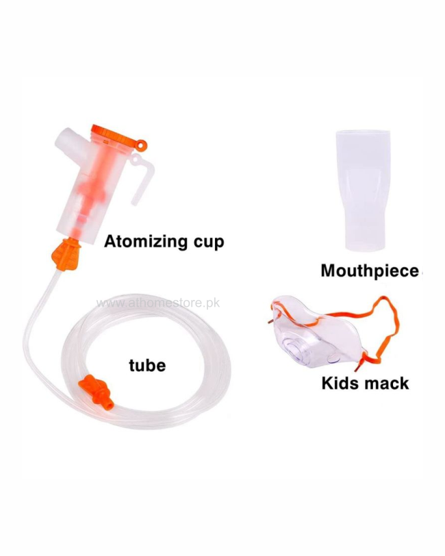 Nebulizer Kit – Atomizing Cup, Mouthpiece, and Masks (For Adults & kids)