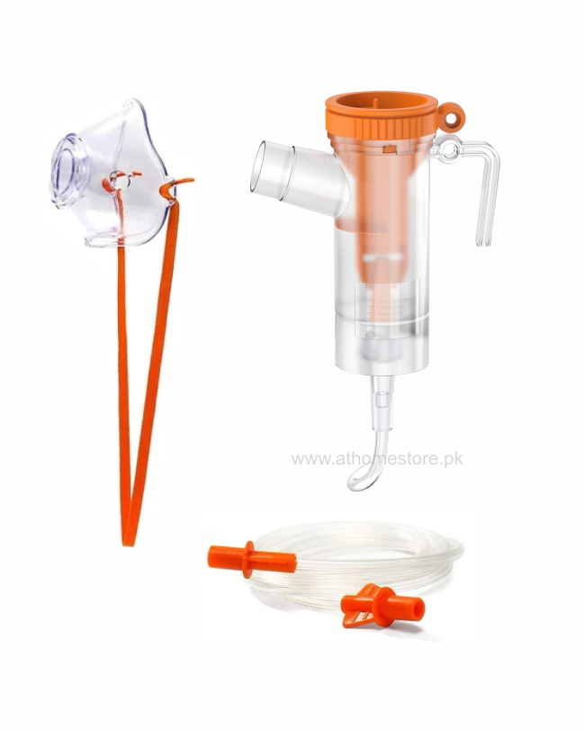 Nebulizer Kit – Atomizing Cup, Mouthpiece, and Masks (For Adults & kids)