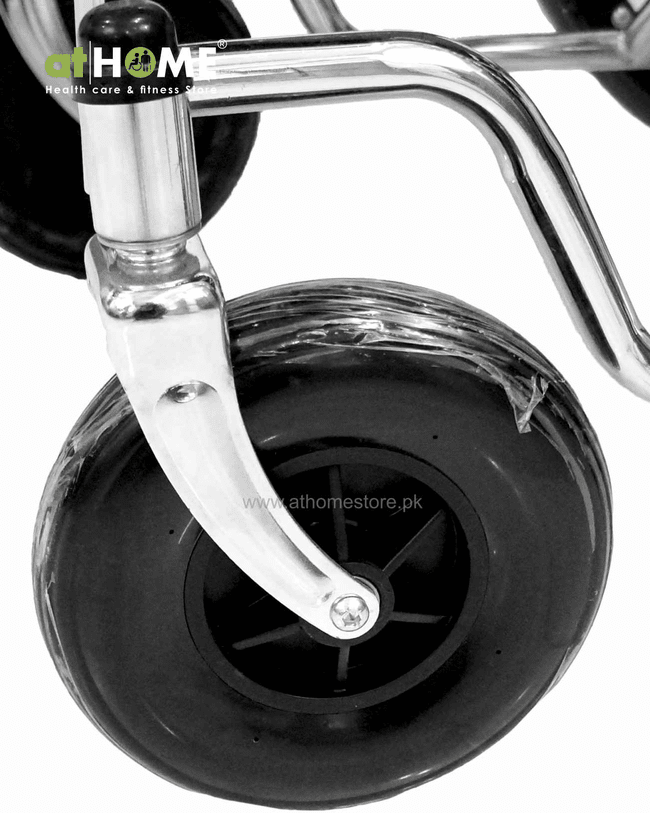 Reclining Wheelchair - Comfortable Mobility Aid Adjustable Backrest - athomestore.pk