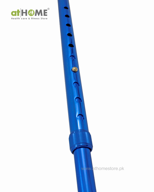 Aluminium Single Crutch - Model : AH1-929L, Lightweight Mobility Aid for Support - athomestore.pk