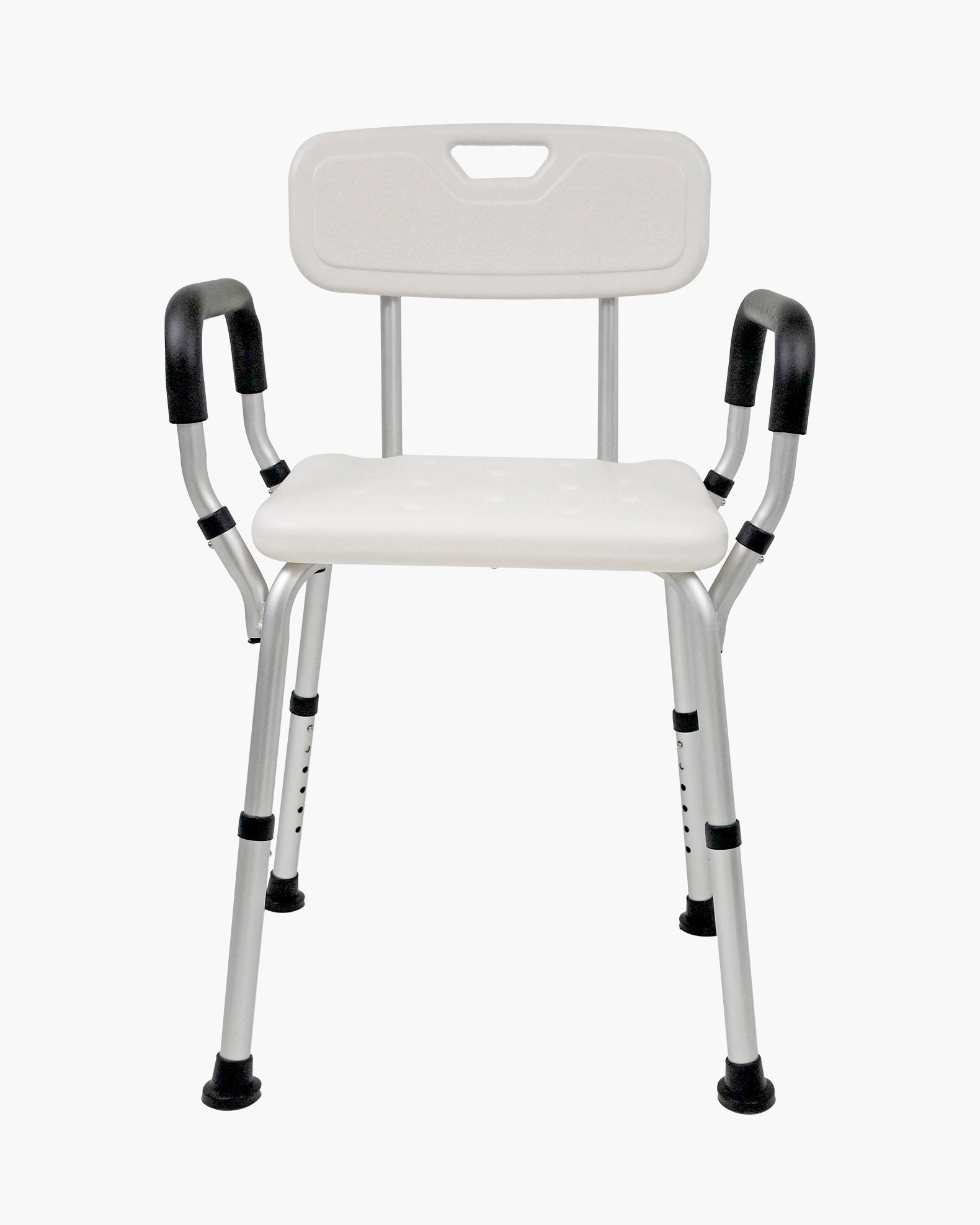 Adjustable Shower Chair With Armrest - Comfortable Mobility Aid for Showering